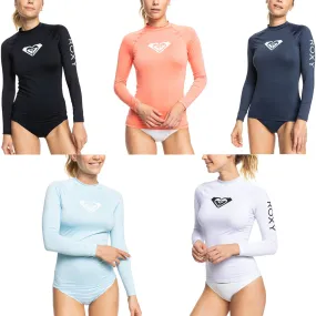 Roxy Womens Whole Hearted Long Sleeve UPF 50 Rash Vest