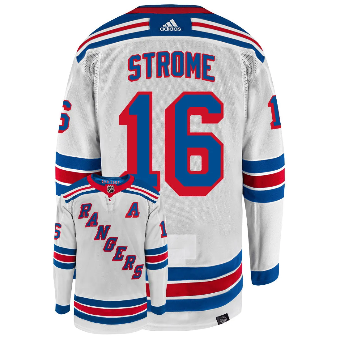 Ryan Strome New York Rangers Adidas Primegreen Authentic NHL Hockey Jersey     