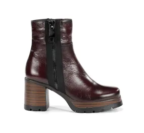 SAFE D9413 Burgundy Ankle Boot