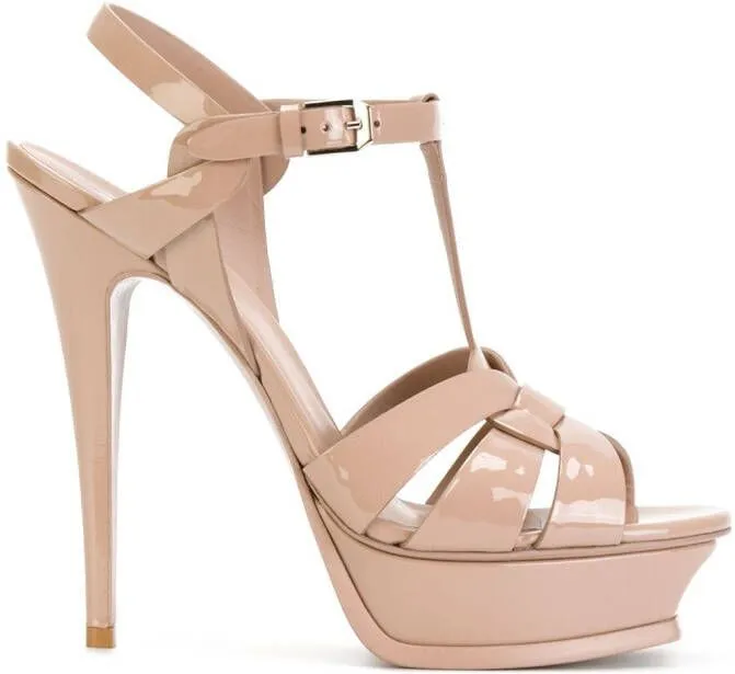 Saint Laurent Classic Tribute 105 sandals Neutrals