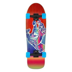 Santa Cruz Iridescent Hand Cruiser Complete Skateboard 9.7 x 31.7