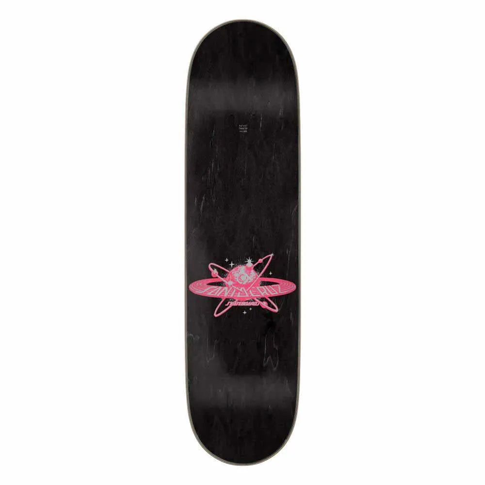 Santa Cruz Pro Skateboard Deck Asta Comic Twin Black/Pink/Blue 8.2