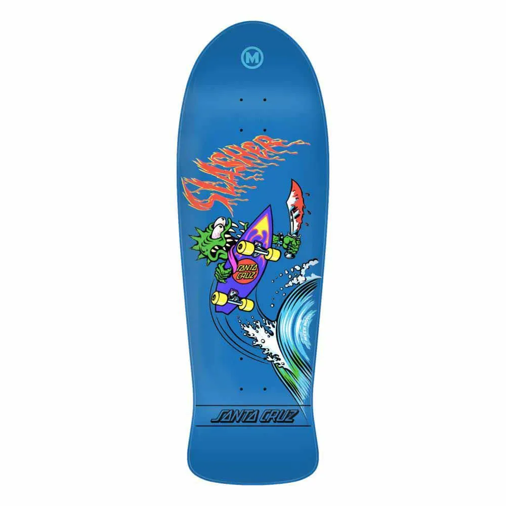 Santa Cruz Reissue Skateboard Deck Meek OG Slasher Blue 10.1