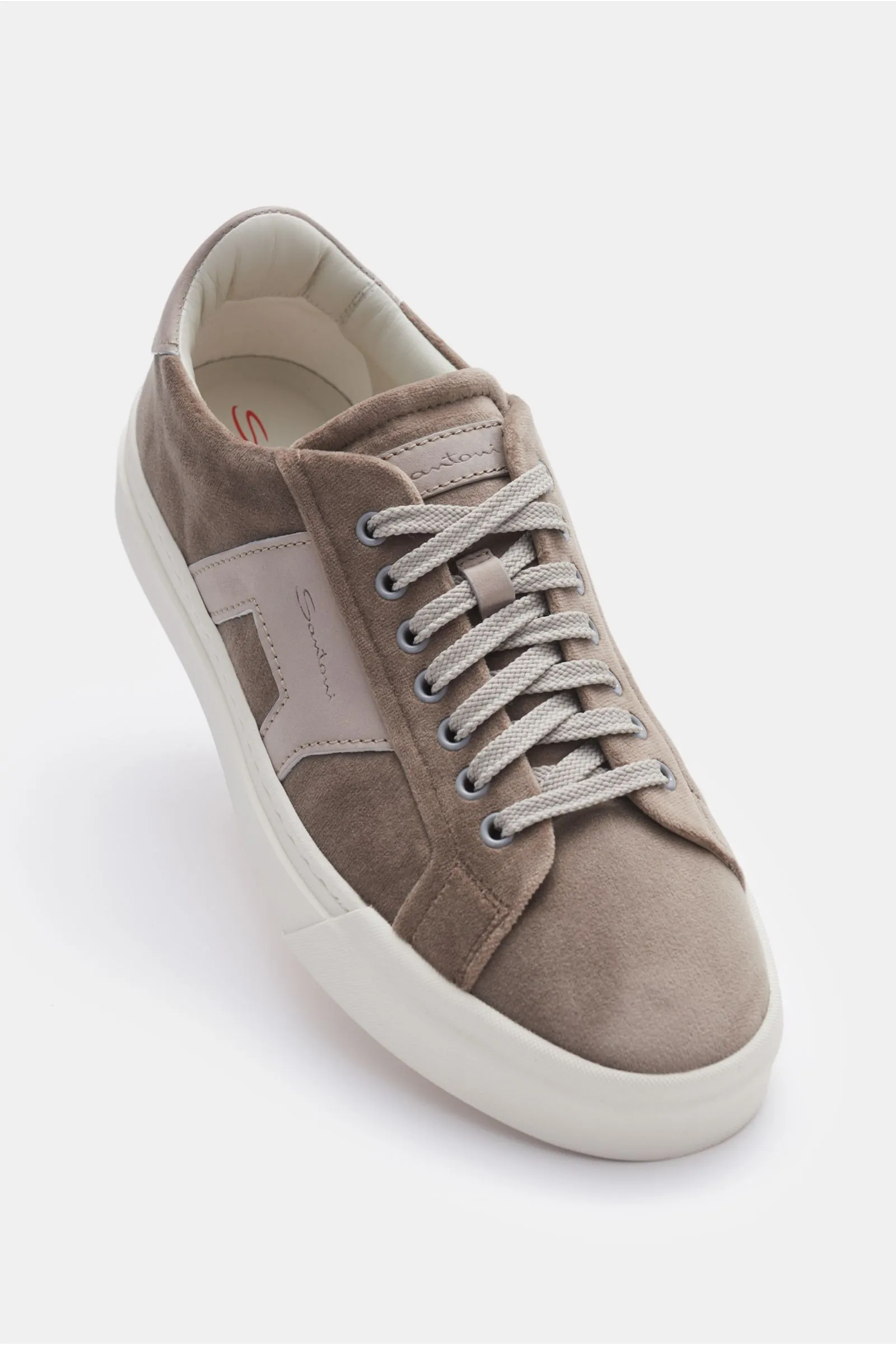 SANTONI sneakers 'Double Buckle' grey-brown