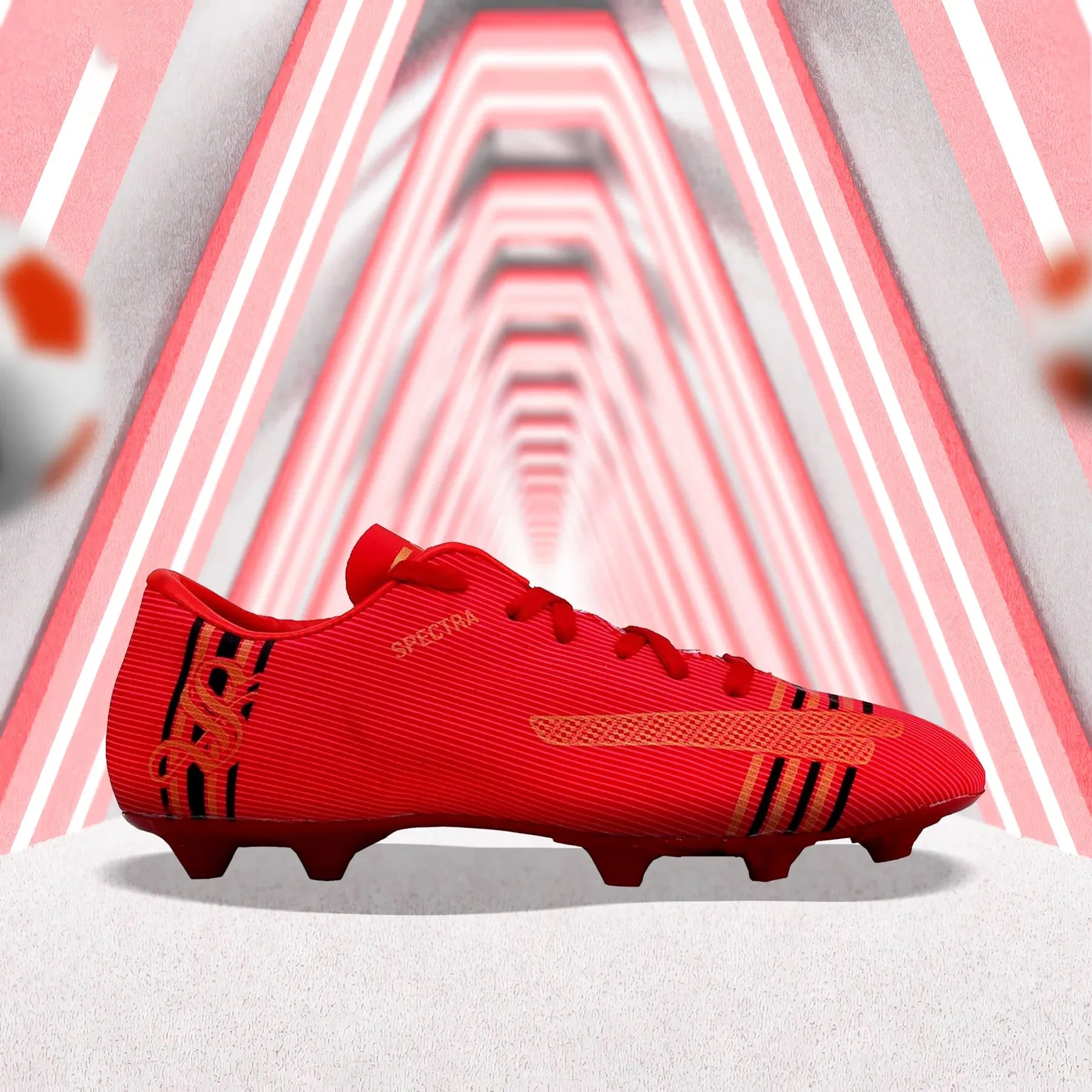 Sega New Spectra Football Shoes (Red)