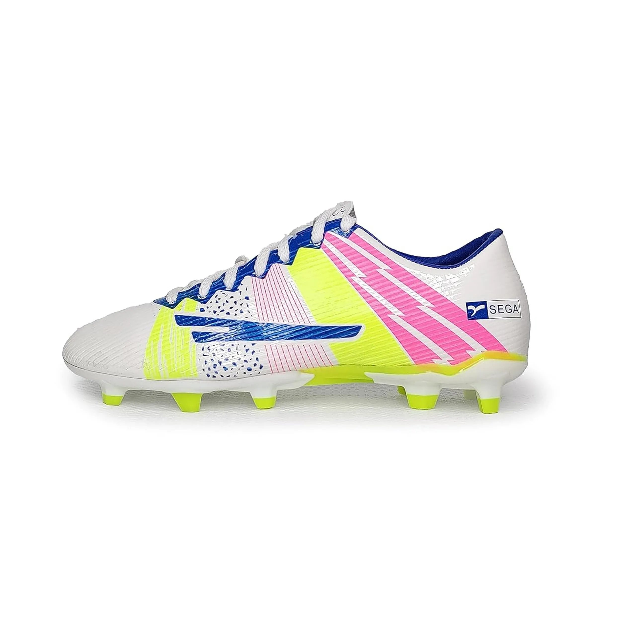 Sega Strike Football Shoes (White/Pink)