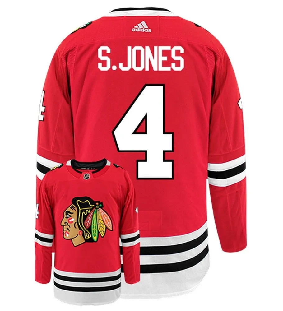 Seth Jones Chicago Blackhawks Adidas Authentic Home NHL Hockey Jersey     