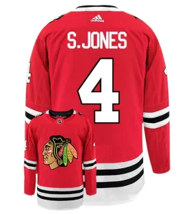 Seth Jones Chicago Blackhawks Adidas Authentic Home NHL Hockey Jersey     