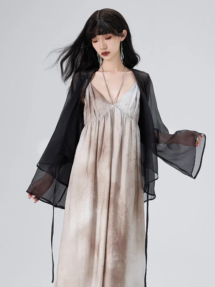 Sheer Gown Cardigan