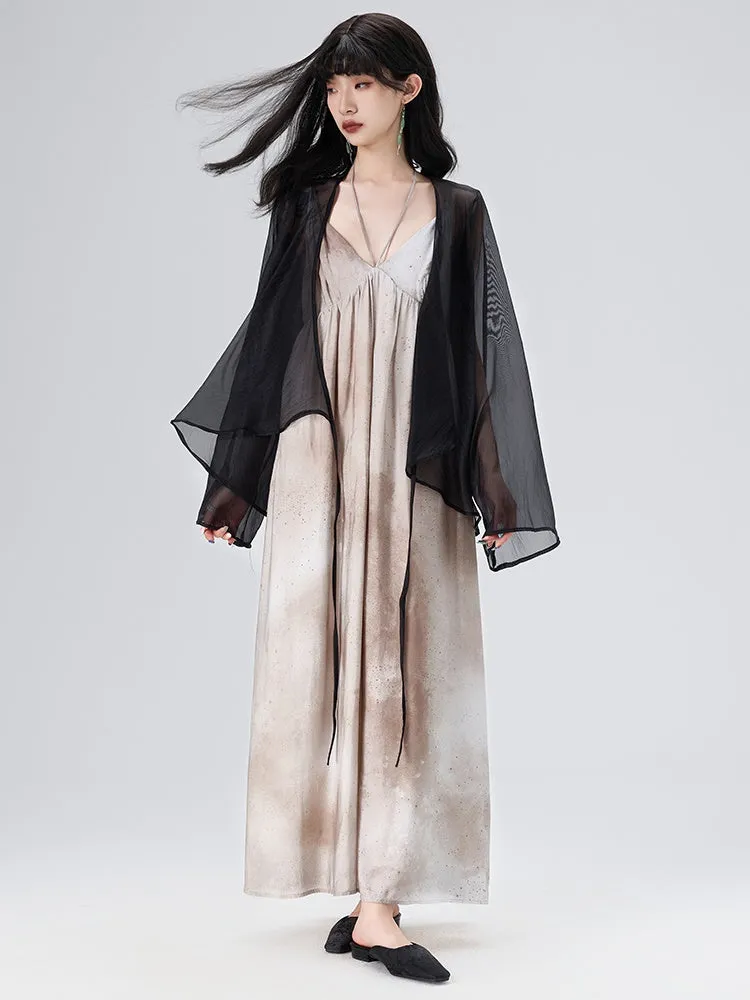 Sheer Gown Cardigan