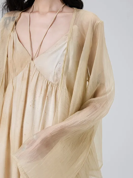 Sheer Gown Cardigan