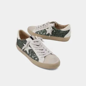 SHU SHOP Paula Steel Glitter Sneakers