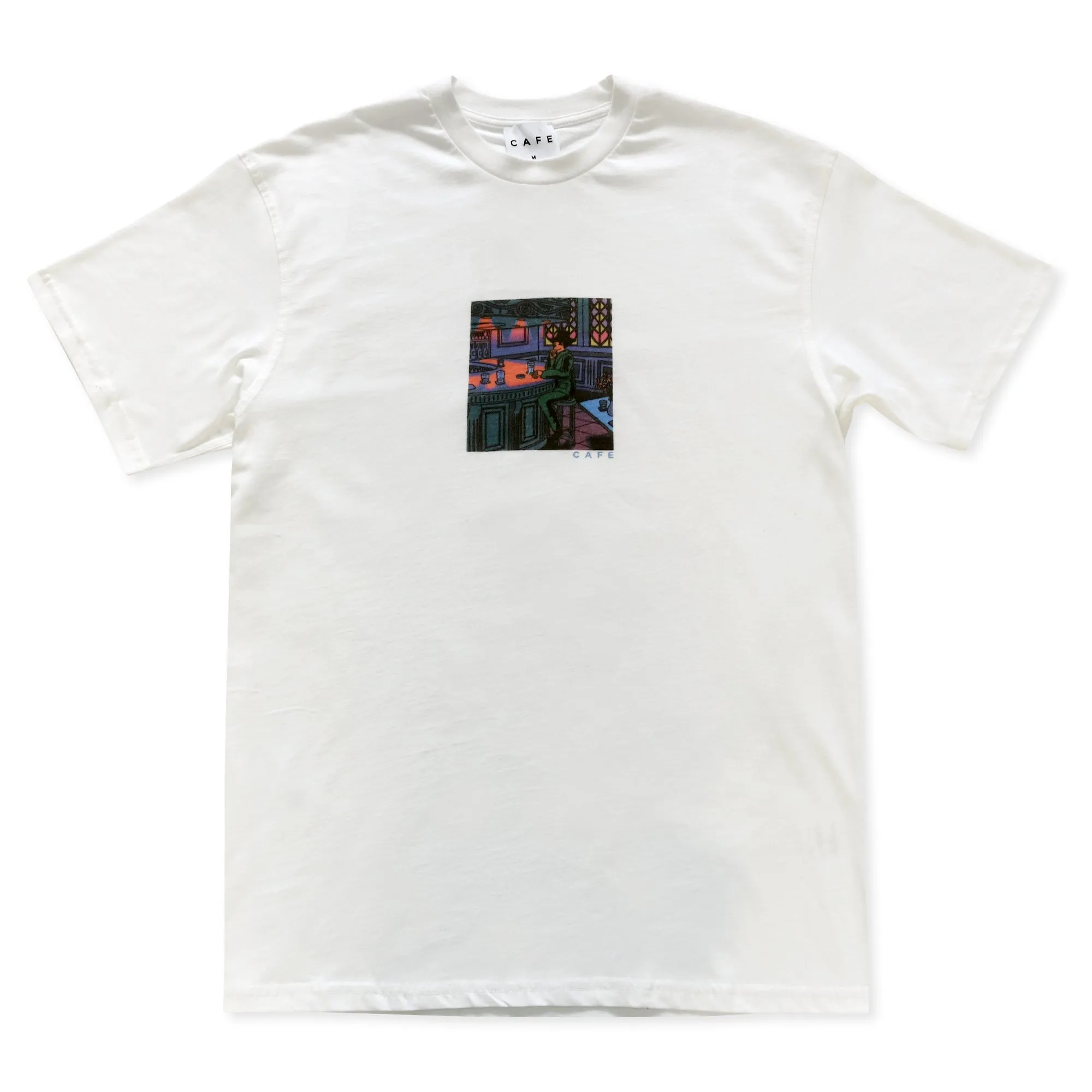 Skateboard Cafe Barfly T-Shirt - White exclusive at Remix