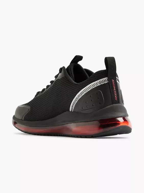 Skechers  Solair Skechers Black/Red Memory Foam Trainers