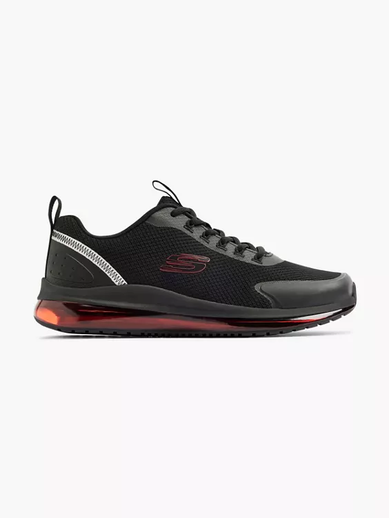 Skechers  Solair Skechers Black/Red Memory Foam Trainers