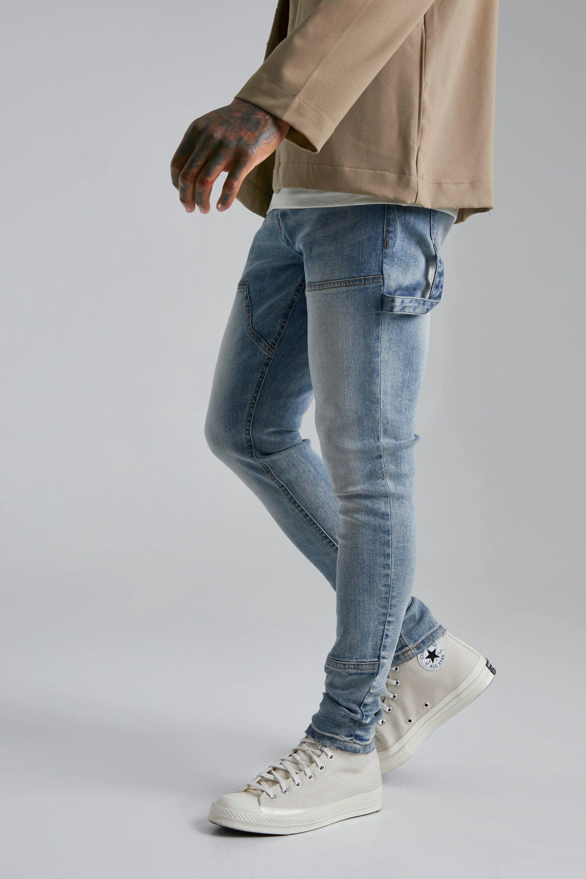 Skinny Stretch Carpenter Jeans