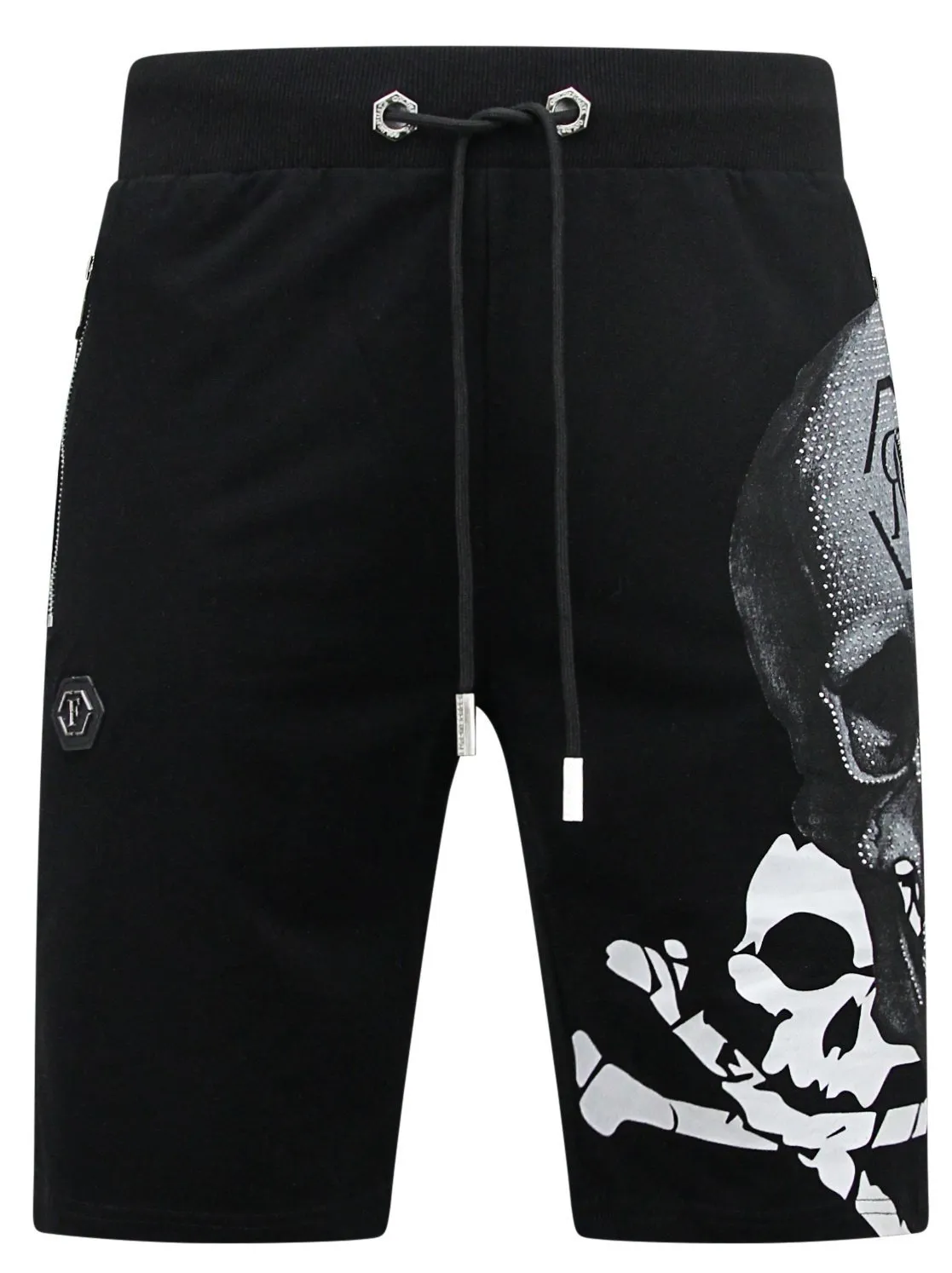 Skull - Rhinestone Shorts |