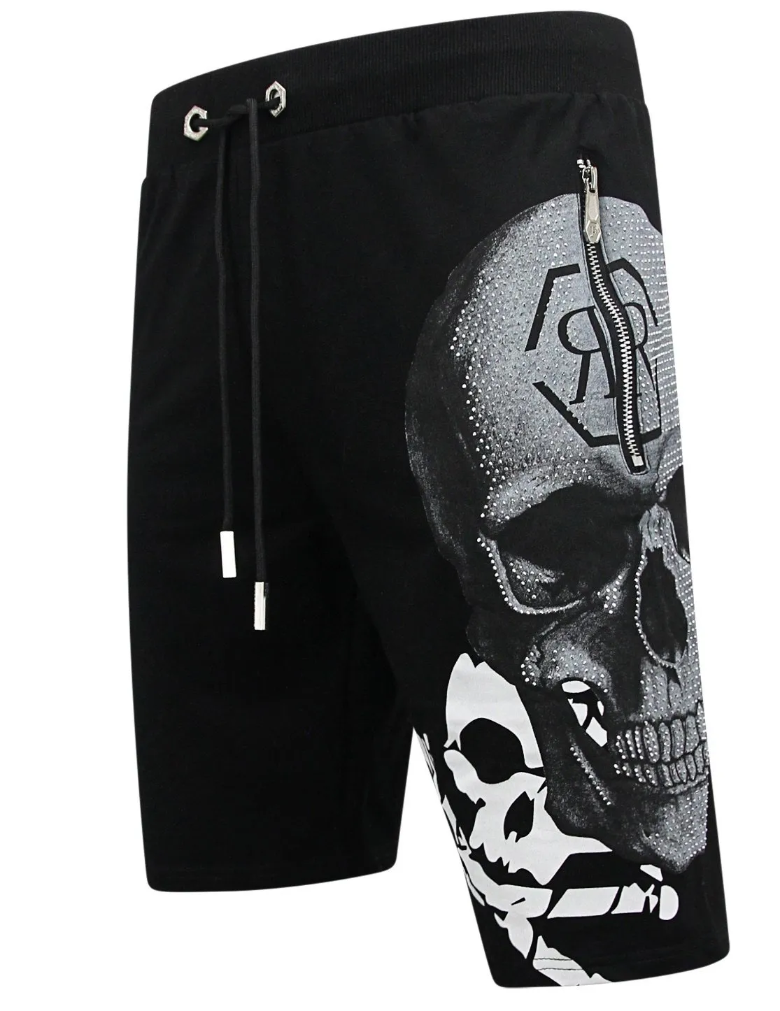 Skull - Rhinestone Shorts |