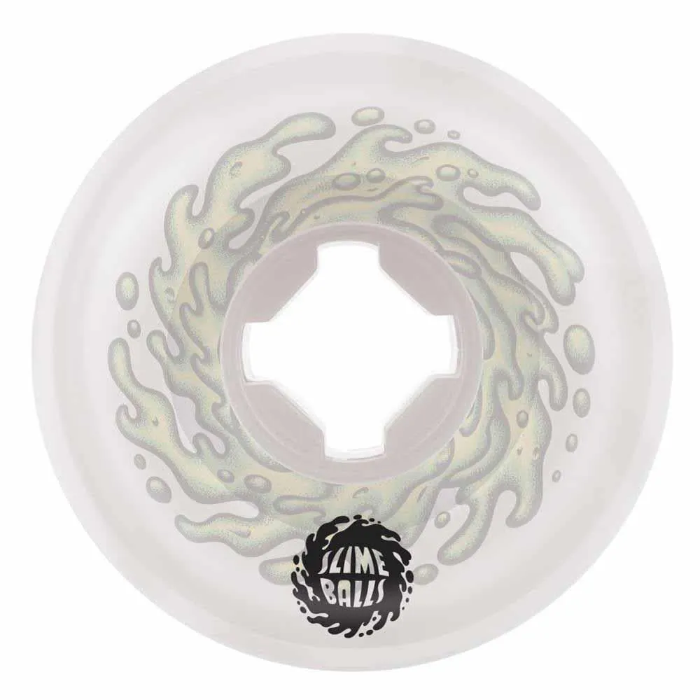 Slime Balls Skateboard Wheels Mirror Vomits 99a Clear 53mm