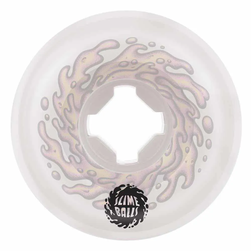 Slime Balls Skateboard Wheels Mirror Vomits 99a Clear 54mm