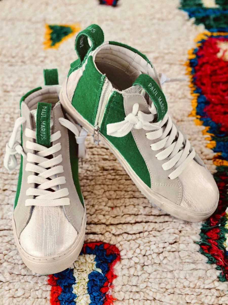 sneakers for women Green - PM001 Viper Green | PAUL MARIUS