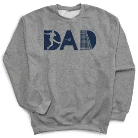 Soccer Crewneck Sweatshirt - Soccer Dad Silhouette 