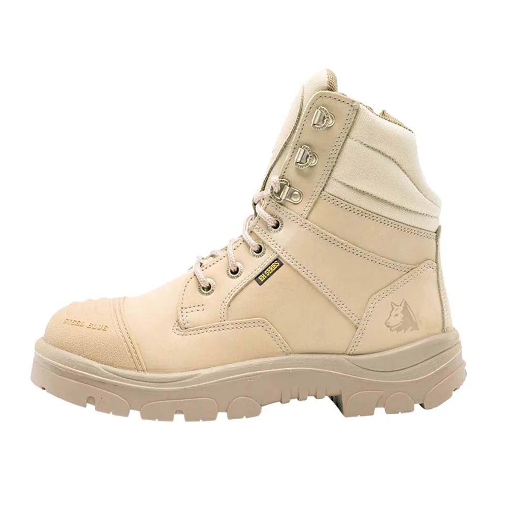 Southern Cross 6 Inch Zippered Slip Resistant Wide Steel Toe Work Boots