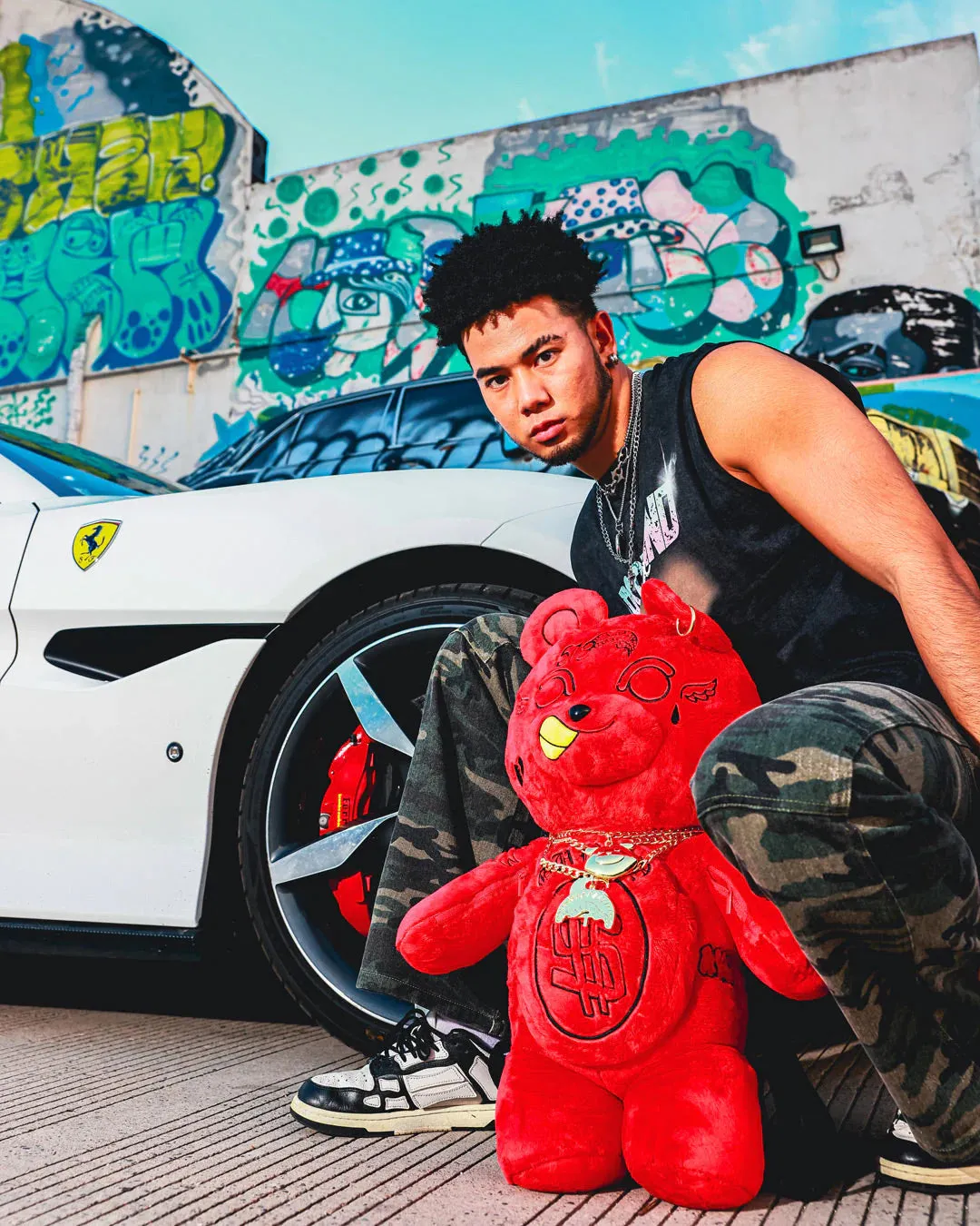 Sprayground Diablo Plush Teddybear Backpack