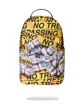 Sprayground No Trespassing Money Stashed Backpack