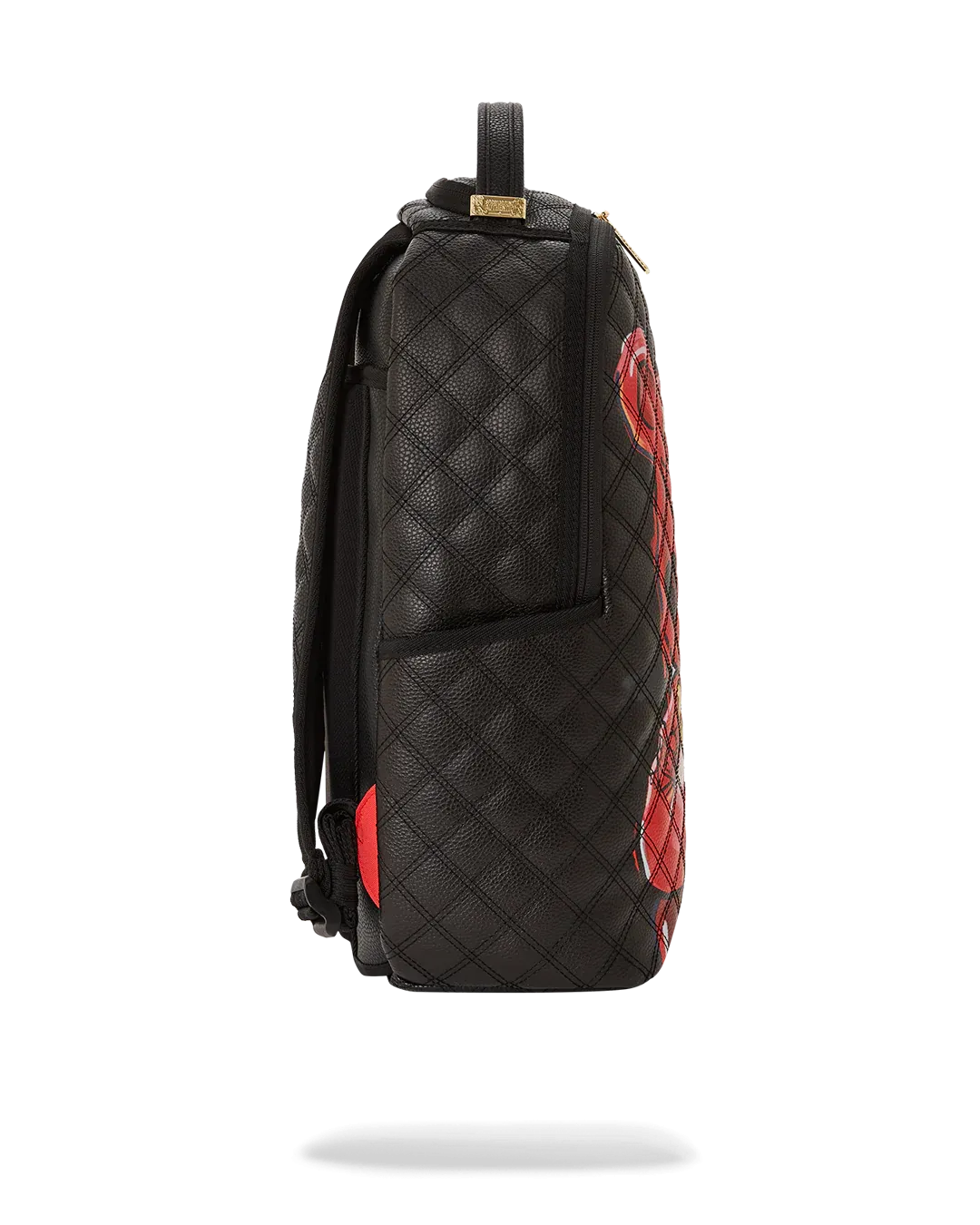 Sprayground Quilt Hand Painted Diablo Bear Backpack