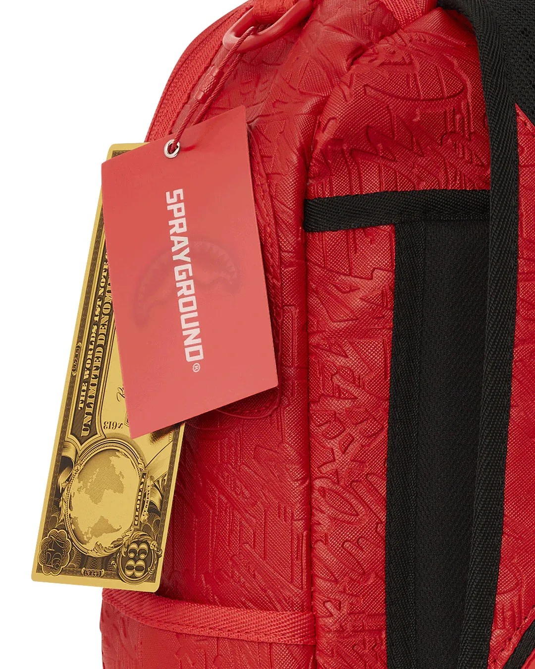 Sprayground Red Scribble Backpack Red