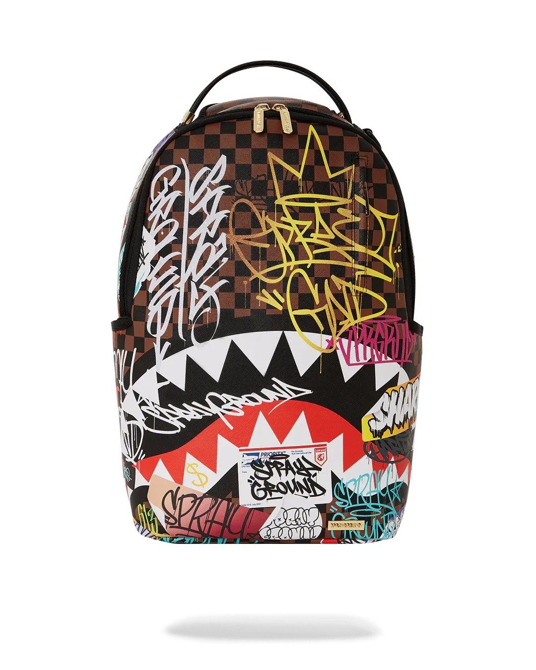 Sprayground Tagged Up Sharks in Paris Backpack