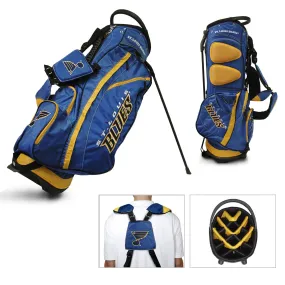 St. Louis Blues Team Golf Fairway Lightweight 14-Way Top Golf Club Stand Bag