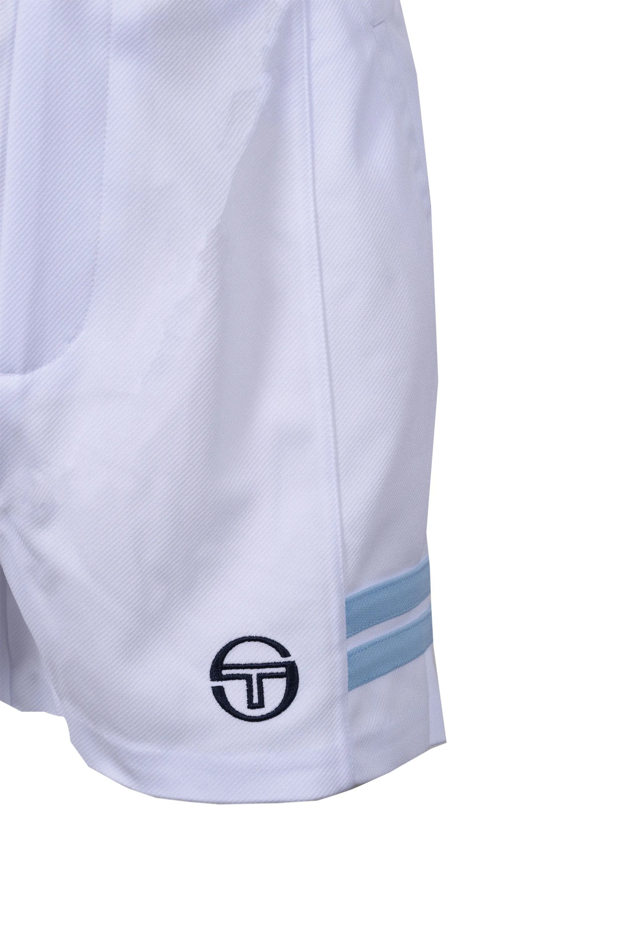 Supermac Tennis Shorts White/Clear Sky