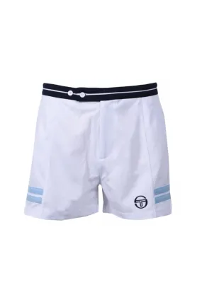 Supermac Tennis Shorts White/Clear Sky