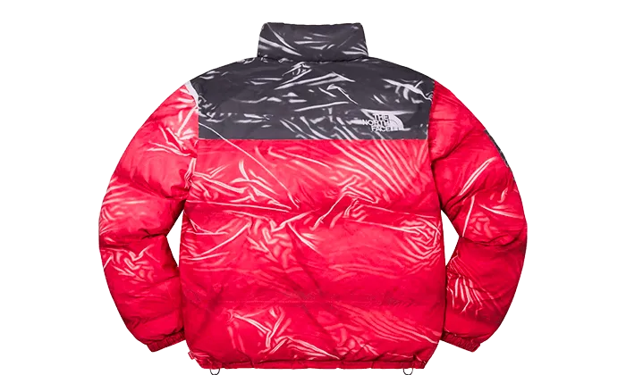 Supreme The North Face Printed Nuptse Jacket Red