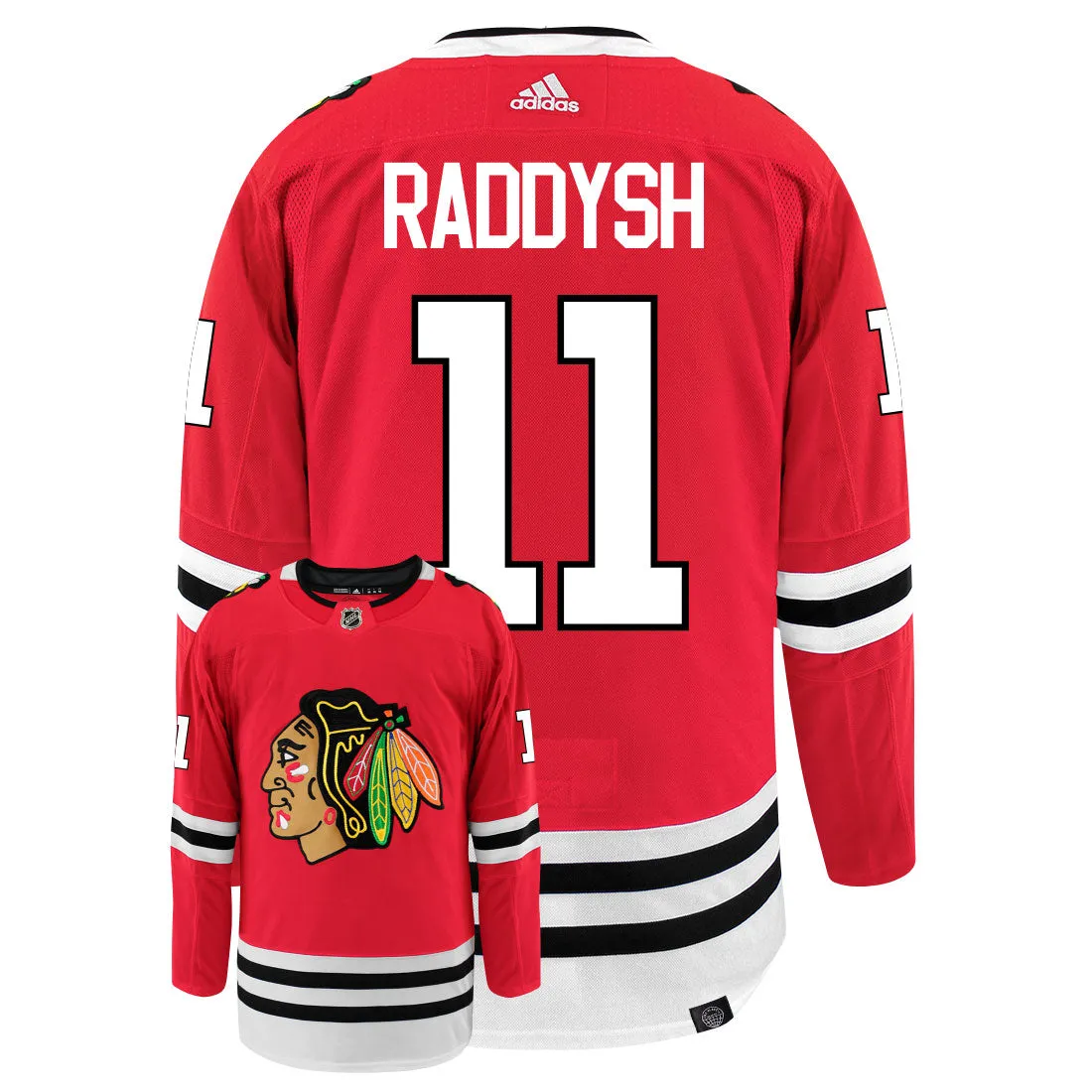 Taylor Raddysh Chicago Blackhawks Adidas Primegreen Authentic NHL Hockey Jersey     