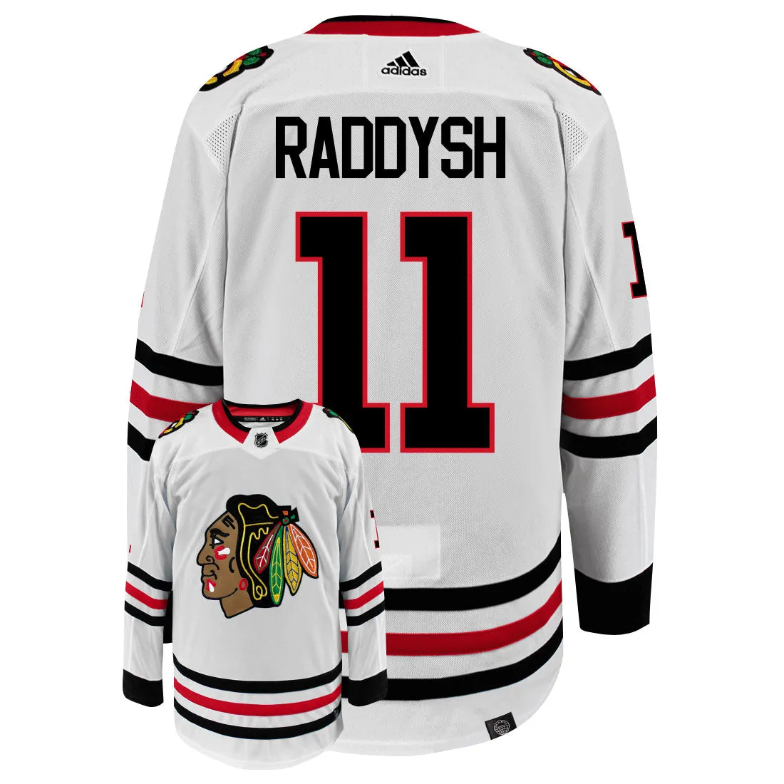 Taylor Raddysh Chicago Blackhawks Adidas Primegreen Authentic NHL Hockey Jersey     