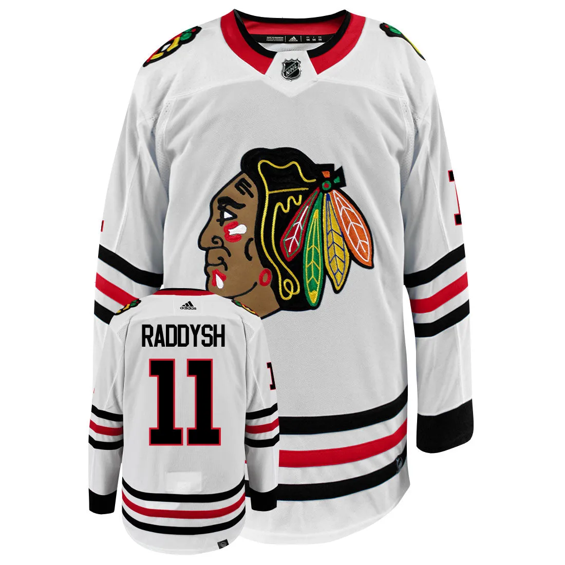 Taylor Raddysh Chicago Blackhawks Adidas Primegreen Authentic NHL Hockey Jersey     