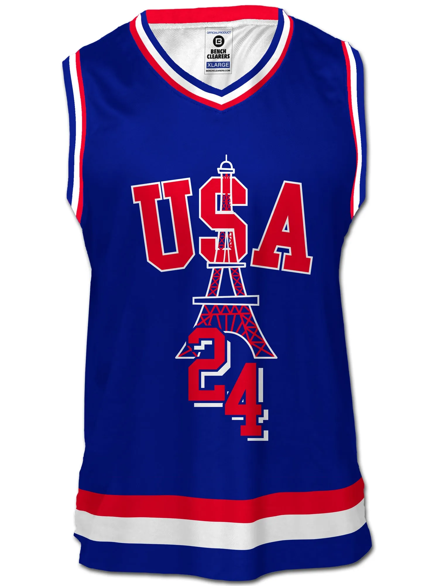 Team USA 2024 Special Edition Blue Hockey Tank