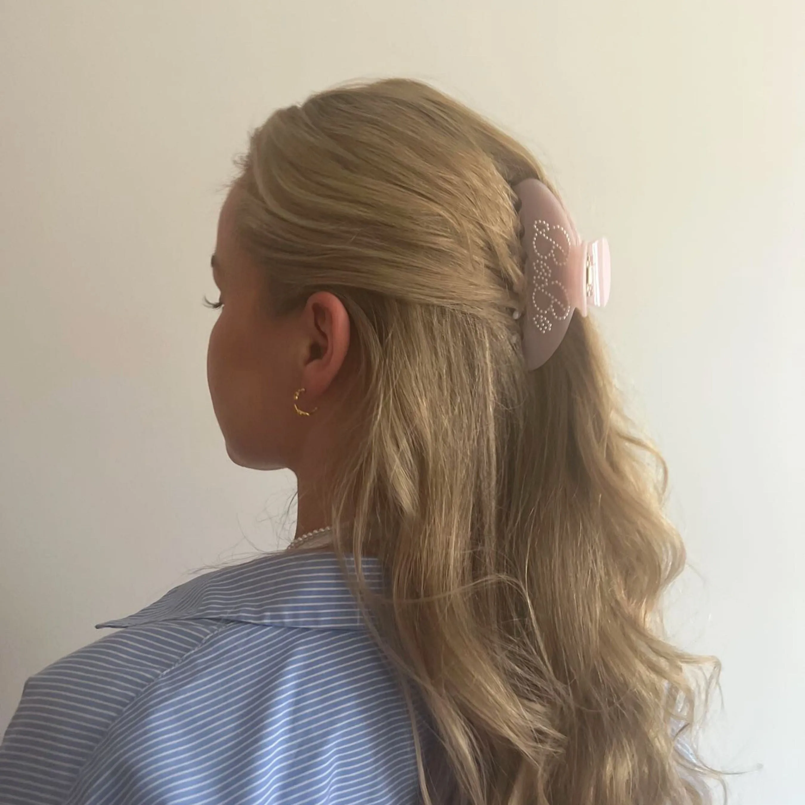 Tennis Luxe Clip - Baby Pink