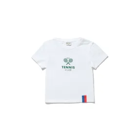 the charley tennis tee white