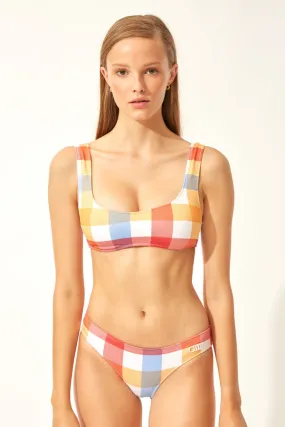 The Elle Bikini - Beach Plaid