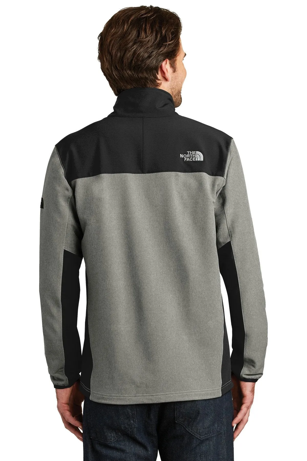 The North Face Tech Stretch Soft Shell Jacket NF0A3LGV TNF Medium Grey Heather/ TNF Black