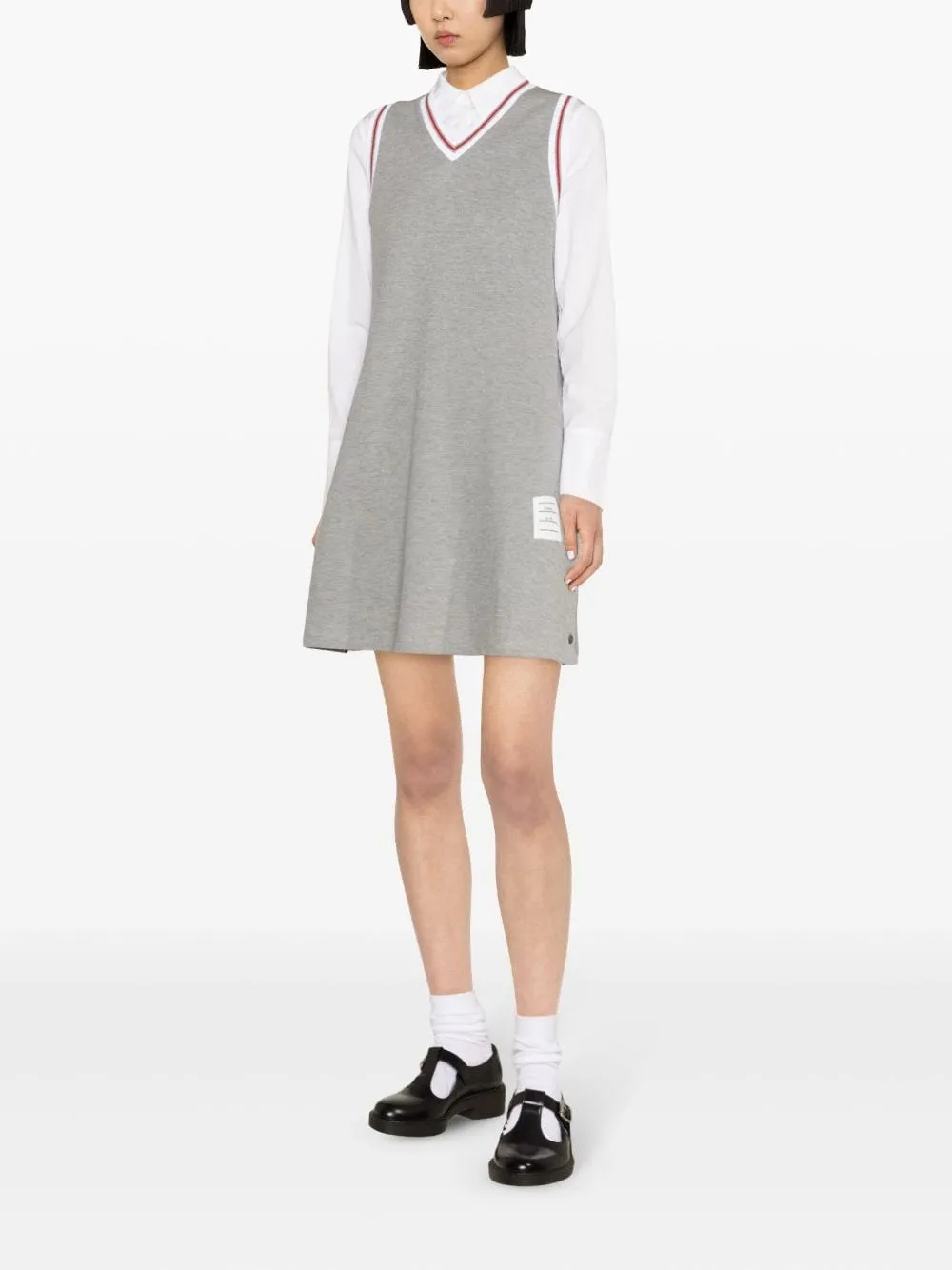 Thom Browne    Thom Browne Rwb Cotton Tennis Dress