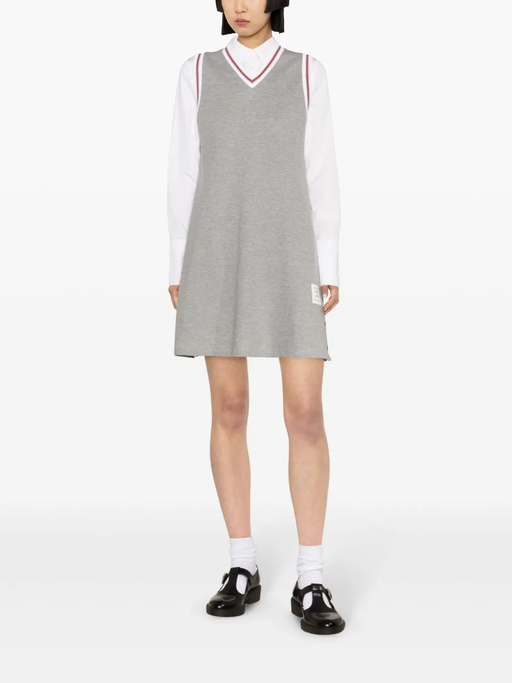 Thom Browne    Thom Browne Rwb Cotton Tennis Dress