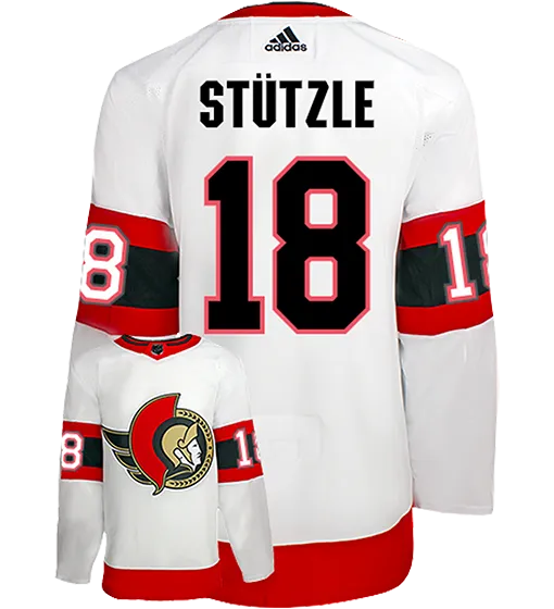 Tim Stutzle Ottawa Senators Adidas Authentic Away 2020 NHL Hockey Jersey     