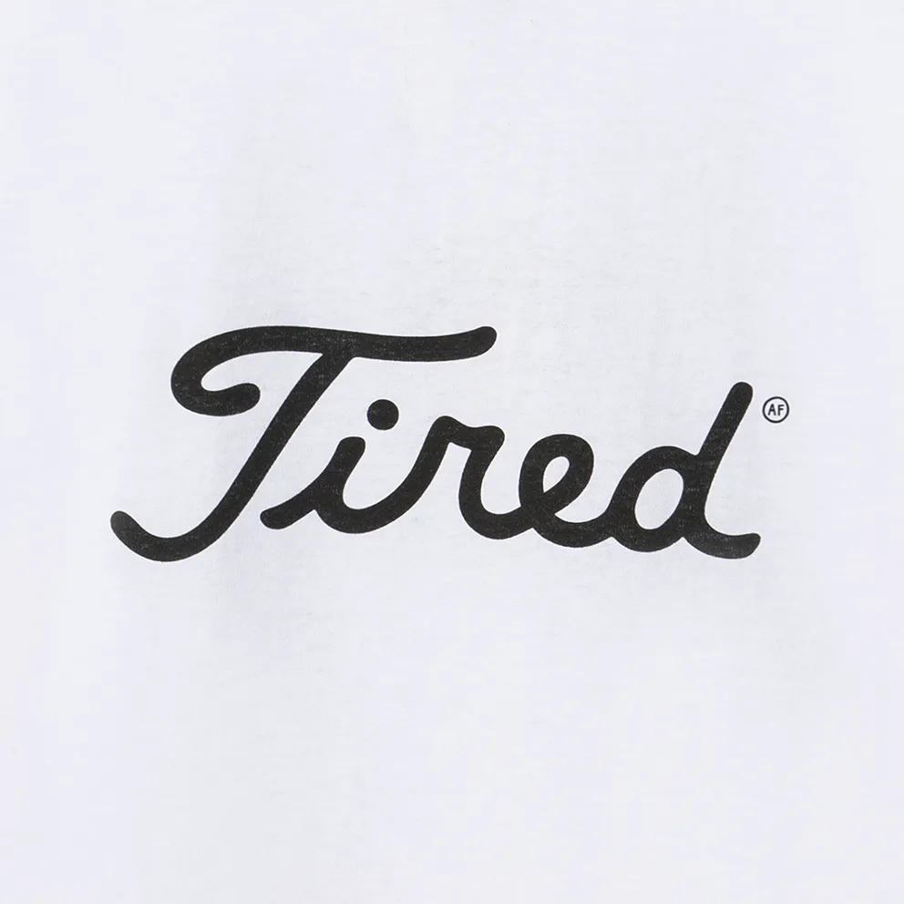 TIRED GOLF SS TEE // WHITE