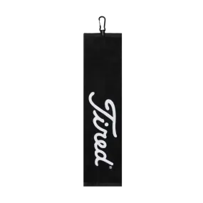 TIRED GOLF TOWEL // BLACK