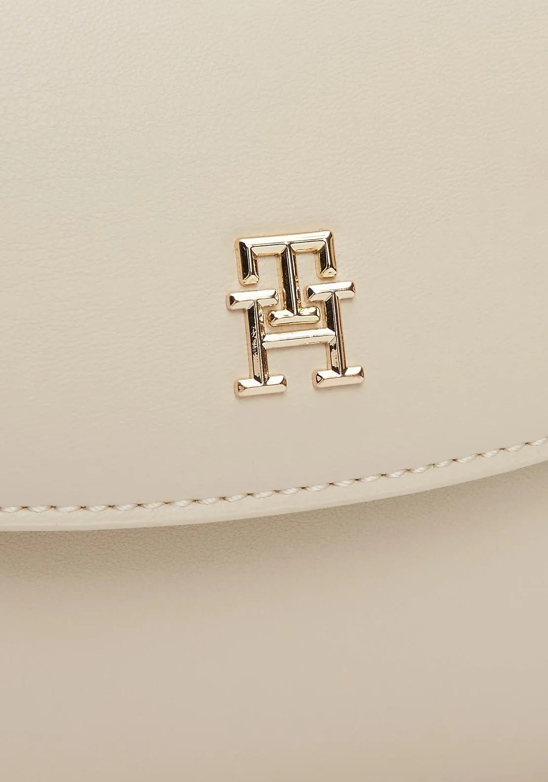 Tommy Hilfiger Chic Push Lock Crossbody Bag, Cream